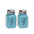 VINTAGE MONOGRAM SALT & PEPPER SHAKERS
