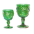 EVERGREEN LUSTER GOBLET