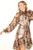 Anna Floral Print Ruffled Mini Sheer Flounce Dress