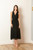 MULBERRY SILK VNECK DRESS