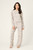 Snakeskin Heart Print Peachy PJ Set