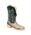 MEN'S OSTRICH EMB WIDE SQUARE TOE