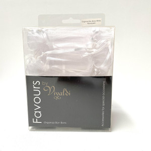 Favours White Organza Bon Bons