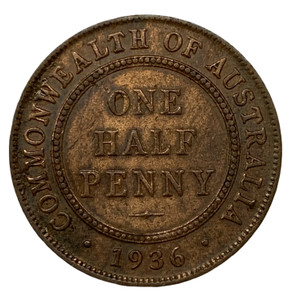 1936 Australian Half Penny 1936 Australian Half Penny