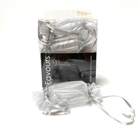 Favours Silver Organza Bon Bons