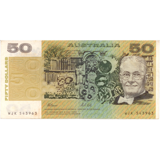 1991 AUSTRALIAN $50 Dollar Fraser and Cole Banknote