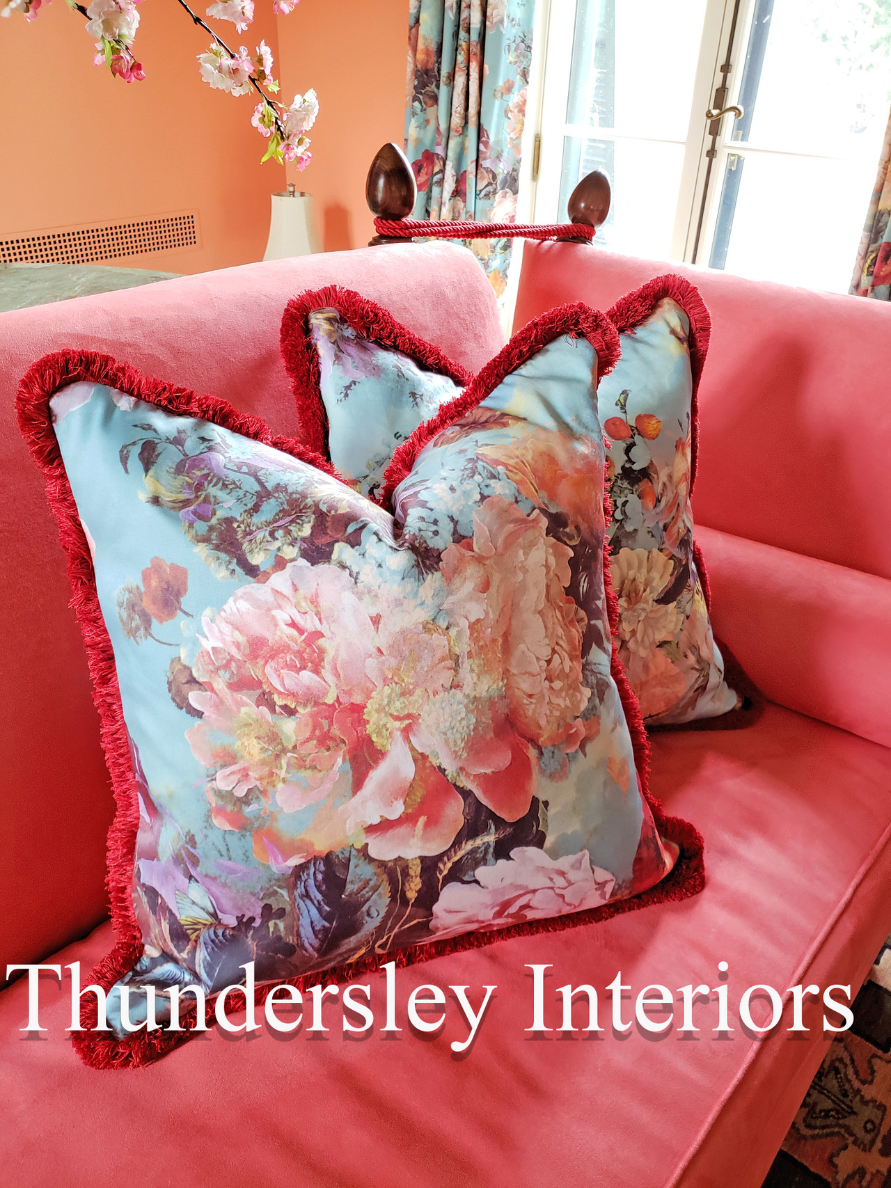 luxury throw pillows in Stamford, CT | Thundersley Interiors