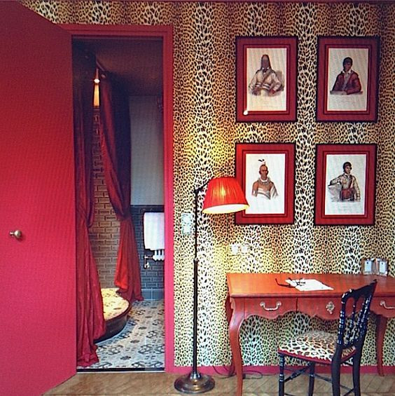 panthere de somalie fabric by pierre frey boussac