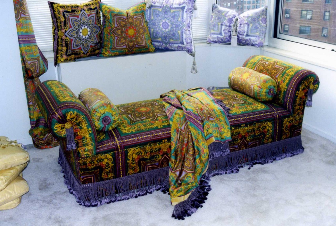 Versace Throw Pillows, Luxury couture pillows