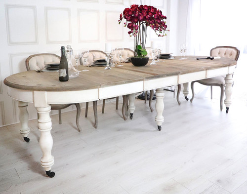 Farmhouse Oval Dining Set, French Style
