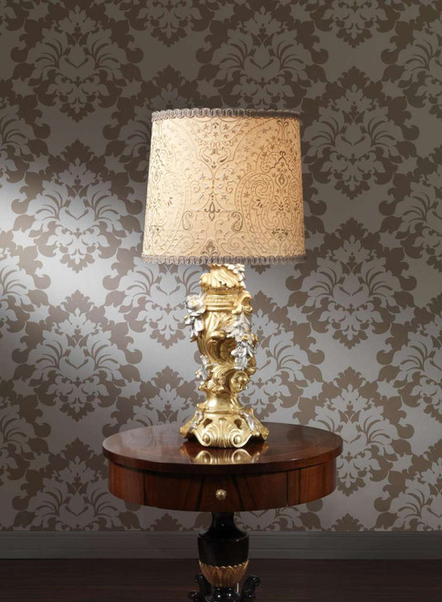 (H) Baroque Style Lamp