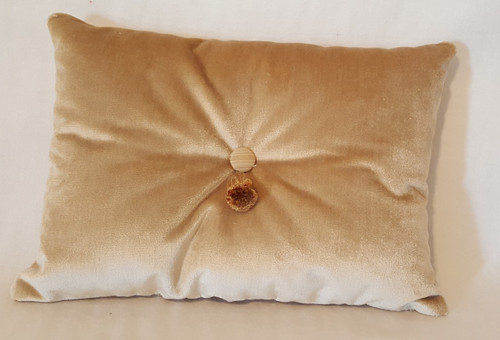 Velvet Boudior Pillow, Beige Ralph Lauren