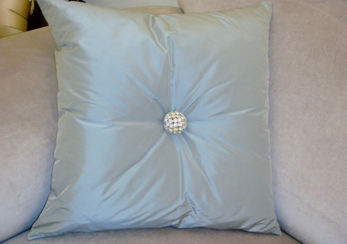 Designer Throw Pillow, Bling Swarovski