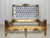 Versailles Tufted Bed, Shown in Gold with Crushed Silver velvet