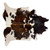 BUCKLEY COWHIDE BLACK AND WHITE