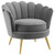 Art Deco Shell Chair, Grey