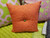 Lilly Pulitzer Giraffe Bling Pillow, Orange