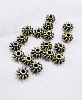 925 sterling silver 100pcs loose Heart beads jewelry 11588