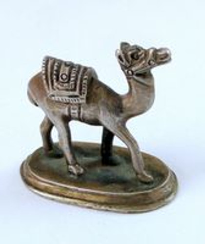 SOLID SILVER CAMEL FIGURE FROM RAJASTHAN INDIA 33 GMS