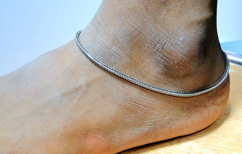 925 sterling silver anklet ankle bracelet belly dance fashion jewelry