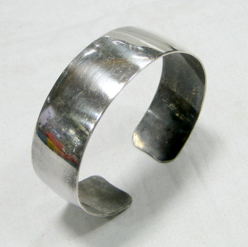 925 sterling silver cuff bangle bracelet vintage jewelry 11701