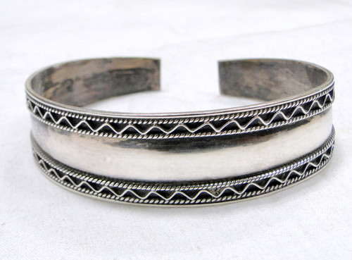 sterling silver cuff bangle bracelet 925 jewelry 11702