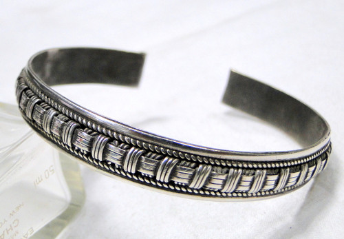 sterling silver cuff bangle bracelet  925  jewelry 11711