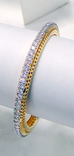 Diamond Bangle 18 K gold Diamond Bangle cuff 485-180