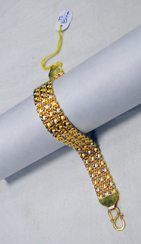 Gold Bracelet 22 k ,gold wide bracelet 22 K jewelry 11866