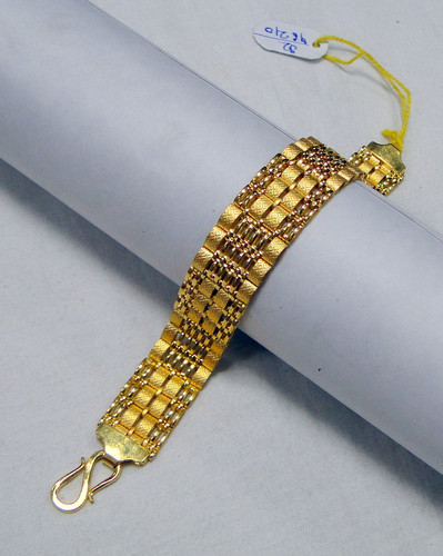 Gold Bracelet 22 k ,gold wide bracelet 22 K jewelry 11869