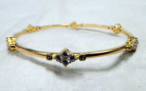 gold bangle 18 k soild gold bangle bracelet 11875