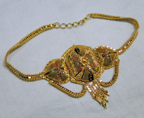 Gold Bracelet /upper arm bracelet 22 k gold handmade jewelry 11886