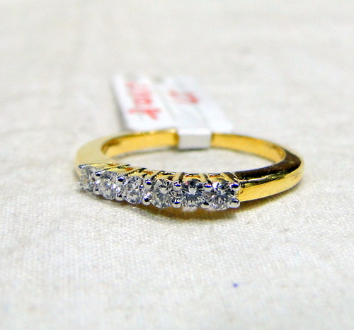 Gold Diamond Ring 14K Handmade fine jewelry engagement wedding 493-17