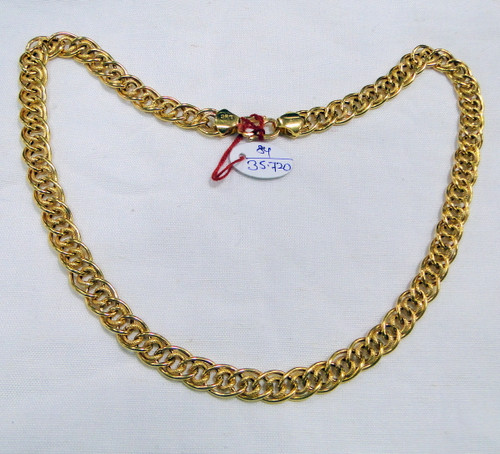 Gold chain 20K Gold chain necklace link chain jewelry 498-009