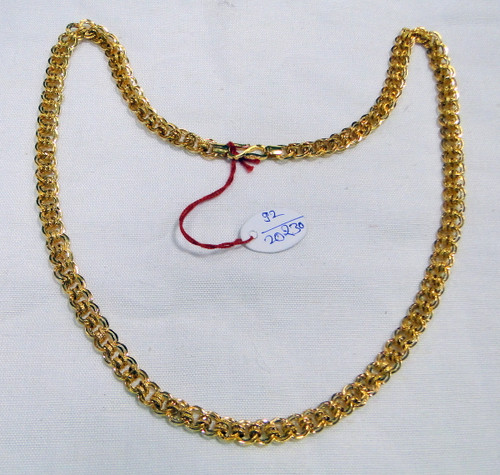 Gold chain 22K Gold chain necklace link chain jewelry 498-021