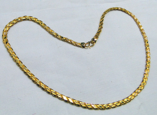 Gold chain 22K Gold chain necklace link chain jewelry 498-044