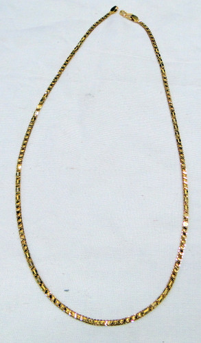 Gold chain 22K Gold chain necklace link chain jewelry 498-067