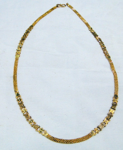 Gold chain 22K Gold chain necklace link chain jewelry 498-080