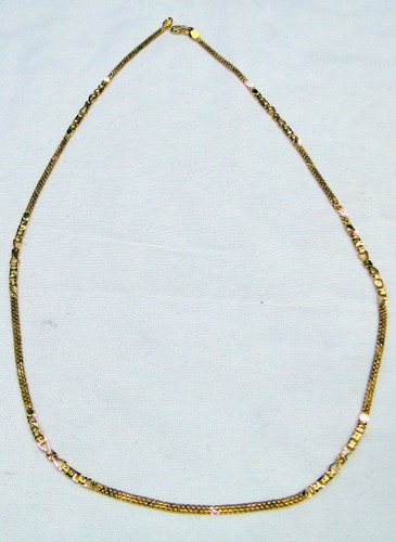 Gold chain 22K Gold chain necklace link chain jewelry 498-090