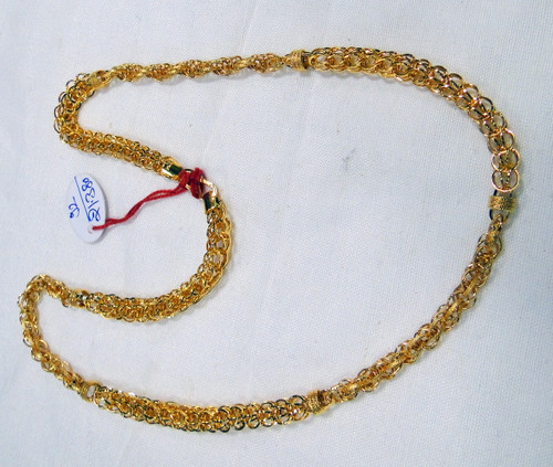 Gold chain 22K Gold chain necklace link chain jewelry 498-100