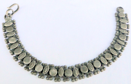 Vintage 925 Sterling Silver Chain bracelet Fine Jewelry 13170