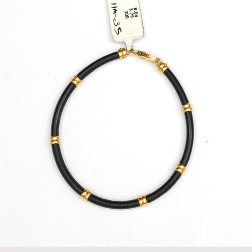 Hallmarked 18K Solid Gold Cuff Bracelet Fine Jewelry -210