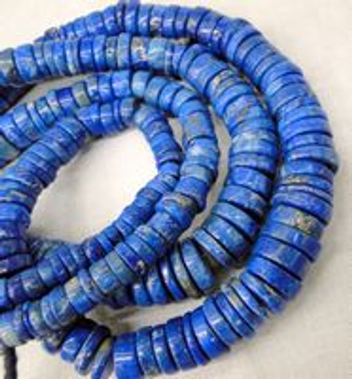 1225 CT NATURAL COLOR LAPIS LAZULI GEMSTONE BEADS STRANDS