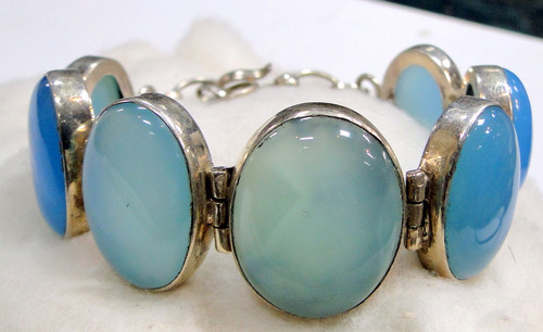 925 sterling silver Jasper bracelet jewelry