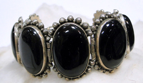 925 sterling silver Black Onyx bracelet jewelry
