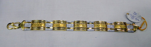 Gold Bracelet 22 k ,gold wide bracelet 22 K jewelry-2
