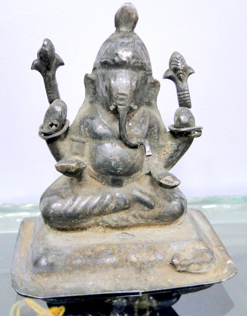 Vintage Silver Lord Ganesha Statue