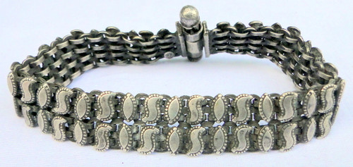 Vintage 925 Sterling Silver Chain bracelet Fine Jewelry 13176