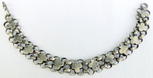 Vintage 925 Sterling Silver Chain bracelet Fine Jewelry 13179