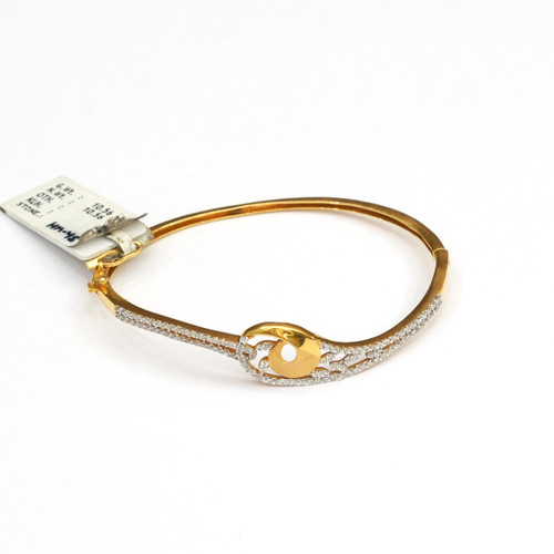Hallmarked 22K Solid Gold Cuff Bracelet Fine Jewelry -212